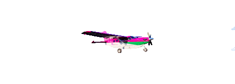 CostaRicaGreenAir giphyupload green fly plane Sticker