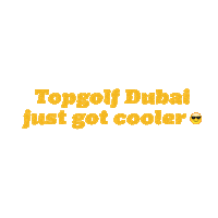 Summer Mydubai Sticker by Topgolf Dubai