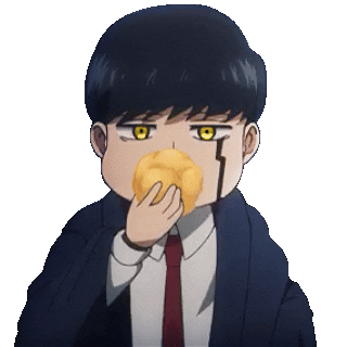 beav4 giphyupload anime eating eat Sticker