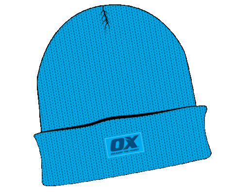 Construction Beanie Sticker by OX Tools