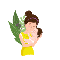 bundakonicare love baby thankyou moms Sticker