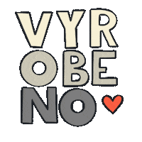 Lettering Czech Sticker