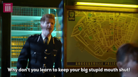 season 1 shut up GIF by BBC