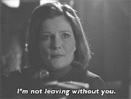 Kathryn Janeway Im Not Leaving GIF