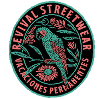 Vacaciones Parrot Sticker by REVIVALSTREETWEAR