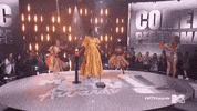 Excited Leslie Jones GIF by MTV Movie & TV Awards