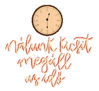 felegyhazipekseg ora ido kaja piknik Sticker