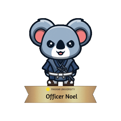 ParamiU giphygifmaker college university officer Sticker