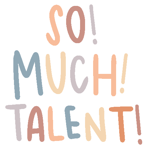So Much Talent Sticker