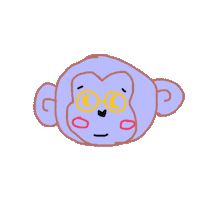 Colors Glasses Sticker