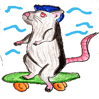 Skate Draw Sticker