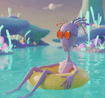 Relax Vibing GIF by Lonely Aliens