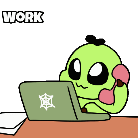 Angry Work Work Sticker by Christophers Genie