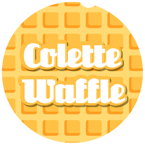 Waffle Sticker by Bistrot Colette