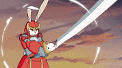 Super Turbo Atomic Ninja Rabbit GIF by The Line Animation