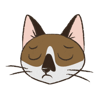 Cartoon Cat Sticker