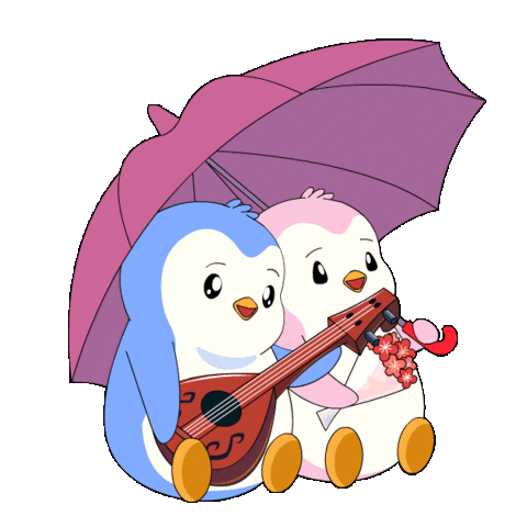 I Love You Penguin Sticker by Pudgy Penguins