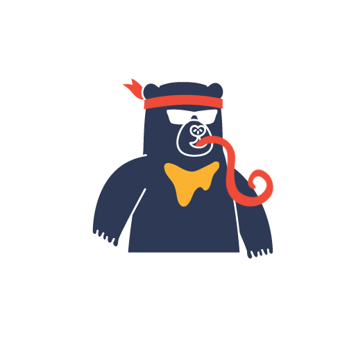 baskbearcoffee giphyupload okay thumbsup sunbear Sticker