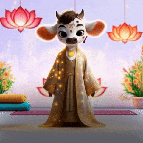moosiahzen giphyupload flowers yoga meditation GIF