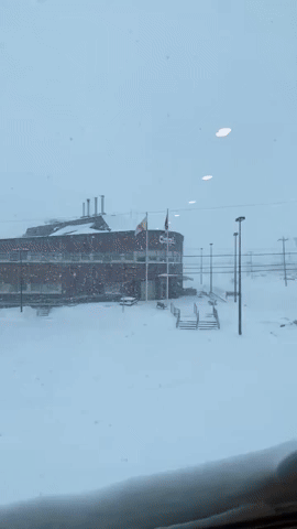Blizzard Hits Northern Canada