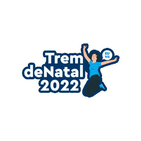 Natal Trem Sticker by Rumo Logística