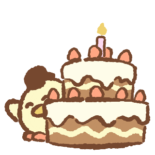 lecoffreaflonflons anniversaire teacup bougie flonflon Sticker