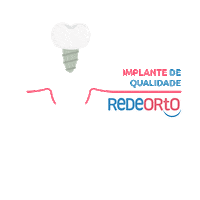 Odontologia Dente Sticker by REDEORTO