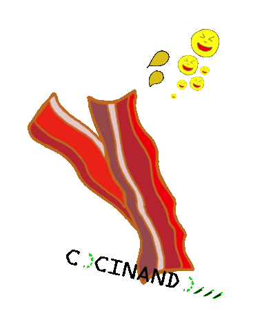 Cocinando giphyupload comida bacon Cocinando Sticker