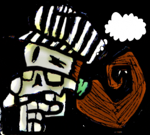 minespatch giphygifmaker giphyattribution think thonc GIF