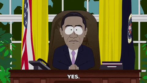 speaking barack obama GIF by South Park 