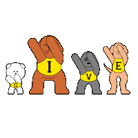 dogs give Sticker by Ten Tonnes