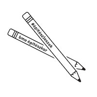 Pencil Sticker by BME Epitesz