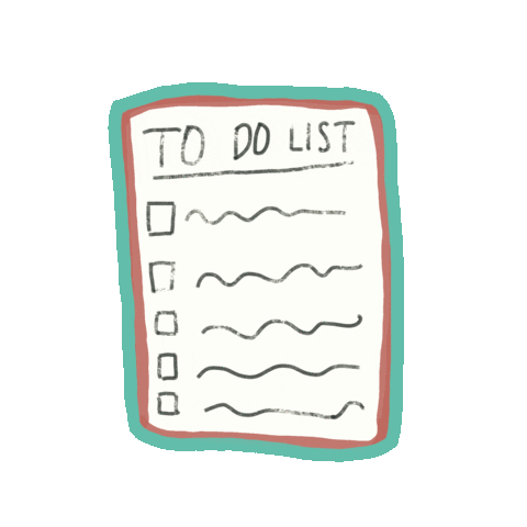 bellaoks list activity to do list habit Sticker