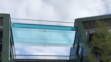 See-Through 'Sky Pool' Spans Apartment Buildings at London Development