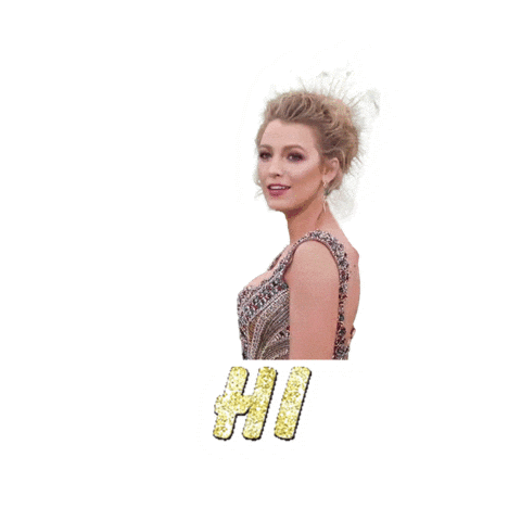 Red Carpet Hello Sticker by Blake Lively Fan