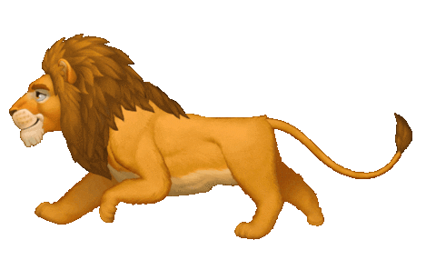 Lion Wildlife Sticker by techshida