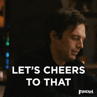 Sebastian Stan Cheers GIF by Searchlight Pictures