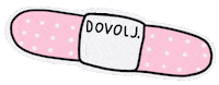 Pink Stop Sticker