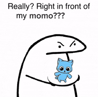 Momo Cat Meme GIF
