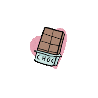 Chocolate Eat Sticker