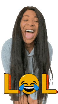 Black Girl Lol Sticker by Sherilyn Carter