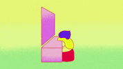 Sleepy Cartoon GIF by Leah Putnam