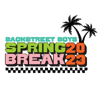 Spring Break Summer Sticker by BACKSTREET BOYS