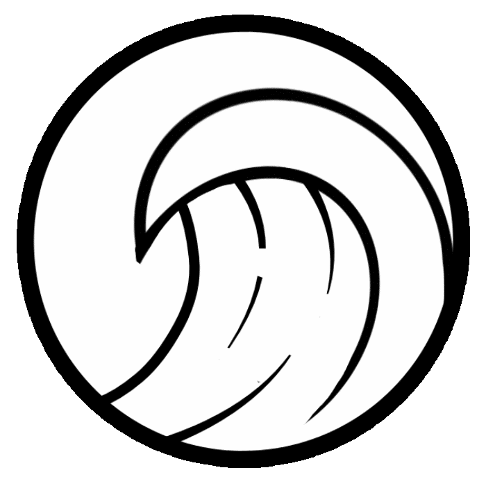 Wave Surfing Sticker by CECO