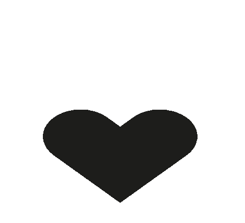 Black Heart Love Sticker by The INKEY List
