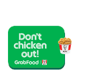 Fried Chicken Food Sticker by Grab Singapore