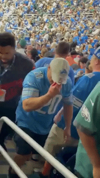 Lions Fan Seen With Bloody Nose After Fight