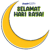 freshandwhitemsia selamat hari raya gigi kuat fresh white geng polar Sticker