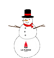Mountain Snowman Sticker by la Plagne