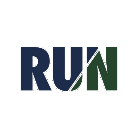 bluegreentraining giphygifmaker blue green running bgrun bgrunclub Sticker